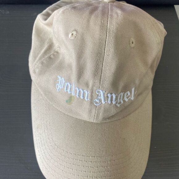 Palm Angels Logo Cotton Baseball Cap - Picture 1 of 8
